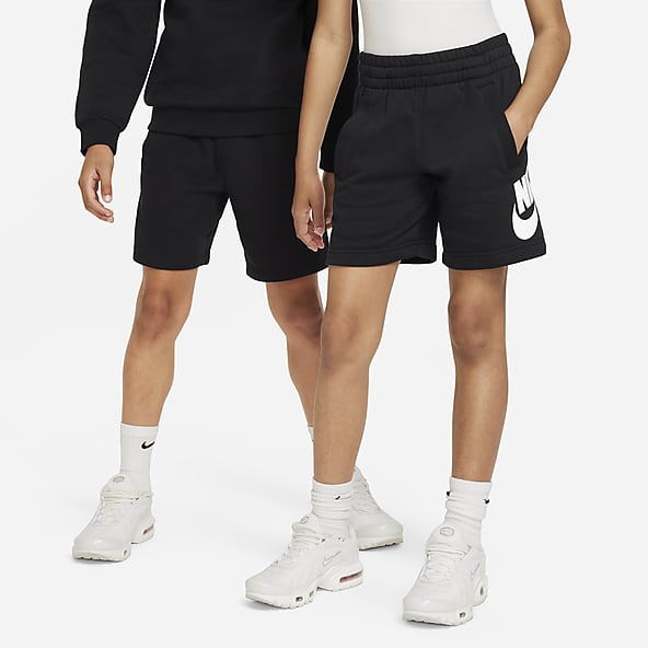 Boys black nike shorts top